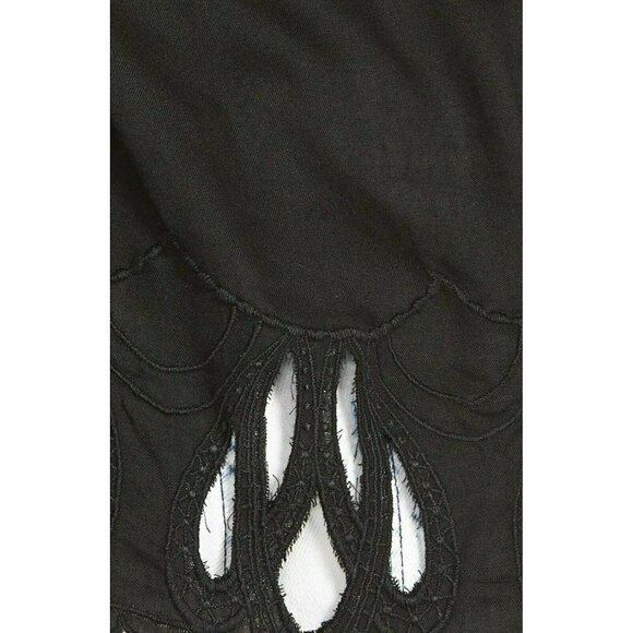 Volcom Women's Black Casual Strappy Cut out And Run Cami Top - Picture 4 of 8